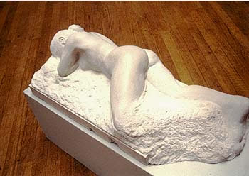Gordon Aitcheson sculpture Sensual Landscape female reclining portland stone figure
